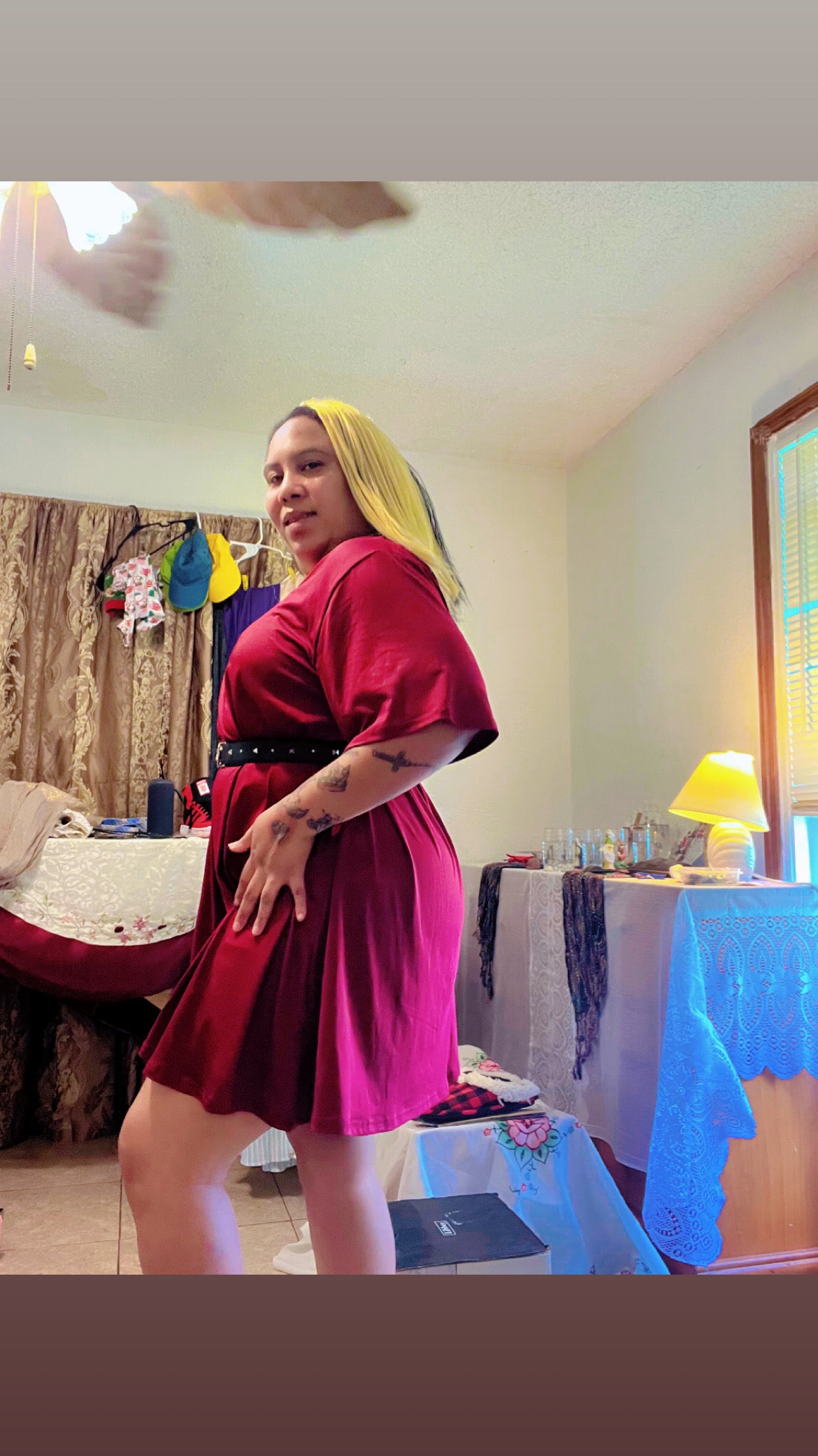Vestido rojo corto
