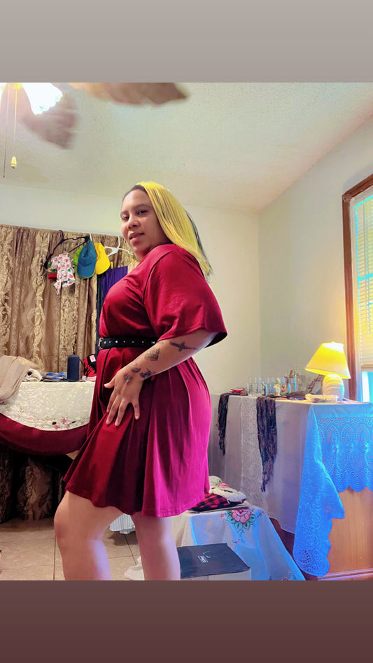 Vestido rojo corto