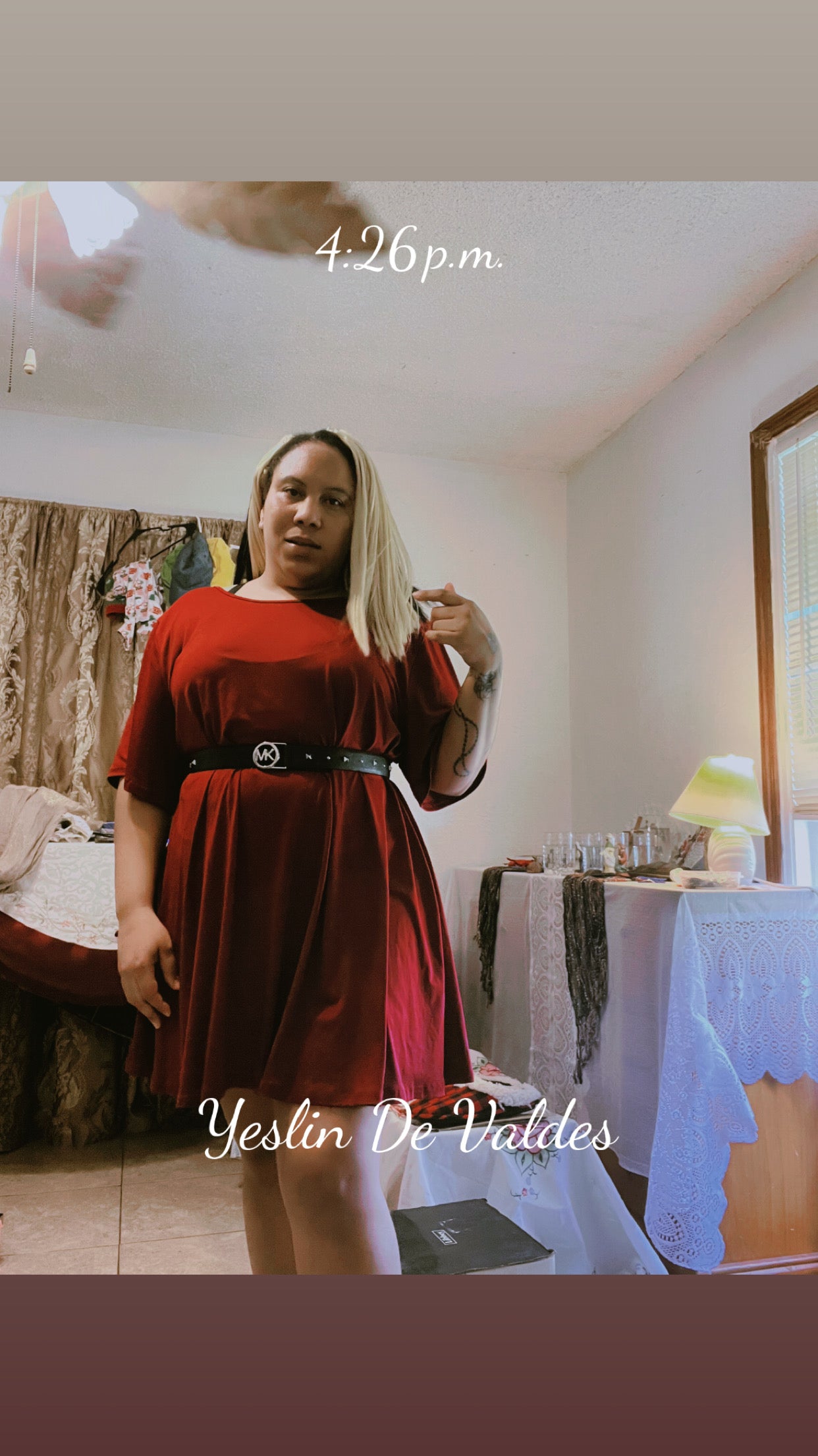 Vestido rojo corto